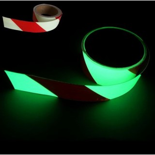Zelfklevende fotoluminescente strips met strepen
