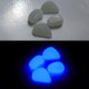 200g Petits Galets phosphorescents bleu