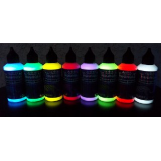 Kit onzichtbare fluorescerende zwart licht verf 