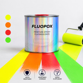 Fluorescerende epoxyverf voor vloeren, trappen, magazijnen en ERP-gebouwen