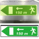 Photoluminescente borden voor tunnels
