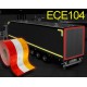 Reflecterende tape voor aanhanger vrachtwagen Klasse C ECE 104 - 5cm x 50m