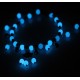 Turquoise fluorescerende enkelband