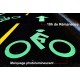 Fosforescerende verf voor wegen en fietspaden