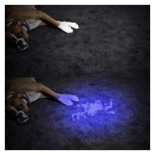 365nm Ultra Violet Blacklight UV-zaklamp