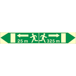 Photoluminescente borden voor tunnels