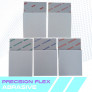 Grijze Flex Precision schuursponsjes van schuim – 5 korrelgradaties 